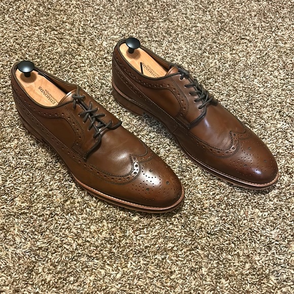 ‼️SOLD‼️Johnston and Murphy Brown Wingtip Oxfords Size 12 - Picture 4 of 4